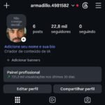 perfil do instagram 22K seguidores ✅