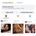 perfil do Instagram 341K de seguidores