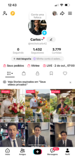 Conta TikTok 1400 segs com vitrine e shop ativos - Imagem 3