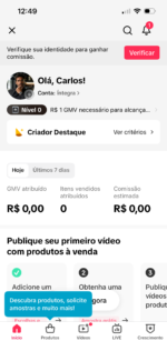 Conta TikTok 1400 segs com vitrine e shop ativos - Imagem 2