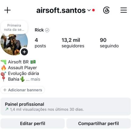 Conta com o nincho de flogs de caminhão 13k seguidores
