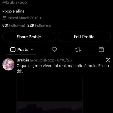 Conta Twitter X 22 mil seguidores