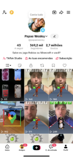 Conta TikTok baratinha rara
