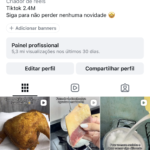 Instagram Cozinhando tudo, 107k perfeita para publi, empresa ou marcas pessoas, valor promocional de 8500 por apenas 4447