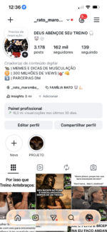 INSTAGRAM NICHO TREINO ENGAJADISSIMAS COM 163 Mil Seguidores - Imagem 2