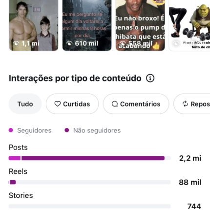 INSTAGRAM NICHO TREINO ENGAJADISSIMAS COM 163 Mil Seguidores