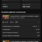 Canal YouTube Monetizado Nicho Notícias do Flamengo