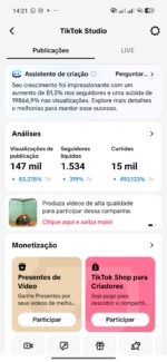 Conta TikTok Gospel / Pregações | +2.1k Seguidores Orgânicos | Altamente Engajada (100 seg/dia) - Imagem 9