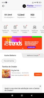 🚀 KWAI BR | 12 K SEGUIDORES | 13 MIL Curtidas | 👁️  550 mil Visualizações | - Imagem 2