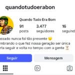 Instagram com 3400 Seguidores