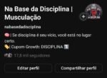 Conta Conta Instagram Fitness/Musculação | 79,4K Seguidores | 142K Views/30 Dias Fitness | Na Base da Disciplina | 79,4K Seguidores - Imagem 3