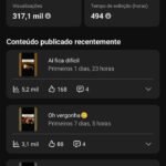 Canal do YouTube 4800 Inscritos