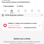 Perfil do TikTok shop ativado Pare de trabalhar de graça para o TikTok. Compre essa conta e faça o algoritmo pagar a sua vida cara.