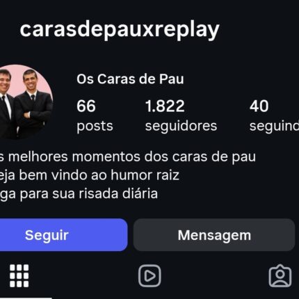 Conta Instagram 1800 Seguidores