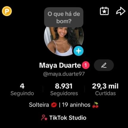 Conta TikTok 8,9K+ Seguidores | Nicho Feminino/Lifestyle | Pronta para Usar