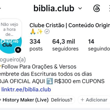 Vendo conta de Instagram para faturar como afiliado