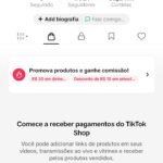 vendo conta do tiktok com shop liberado 1094 Seguidores