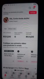 CONTA DO TIKTOK COM SHOP ATIVO +1,4K SEGUIDORES, LIVES ATIVAS (ENGAJAMENTO REAL) - Imagem 2