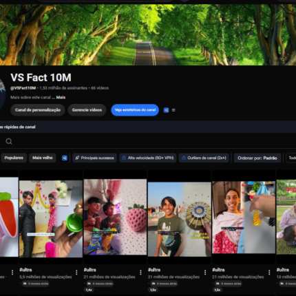 (Oportunidade) Canal YouTube +1.5M de Inscritos | +708 Milhões de Views | Sem Strikes | Shorts Histórias |