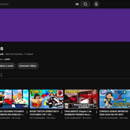CANAL YOUTUBE DE JOGOS ANTIGO 24k
