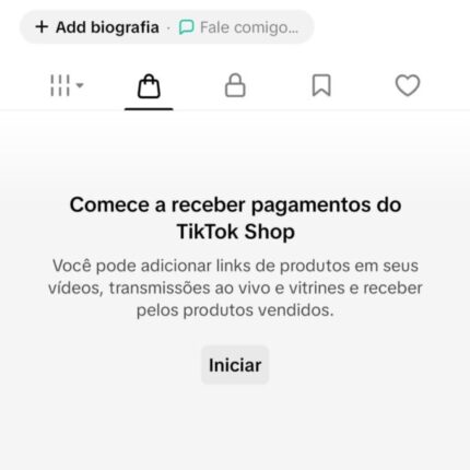 Conta Tiktok Shop Com Seguidores Em Crescente