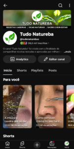 Canal Tudo Natureba – 28.565 inscritos