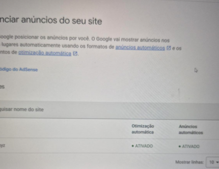 Site aprovado no Google AdSense