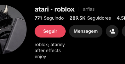 CONTA TIK TOK COM 289.000 SEGUIDORES