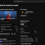 Canal Dark Sem Monetização Com 1,3k de inscritos (em 4 dias, e tá crescendo mais)