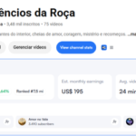 Canal YouTube Monetizado - 3.4K Seguidores - Inscritos Ativos