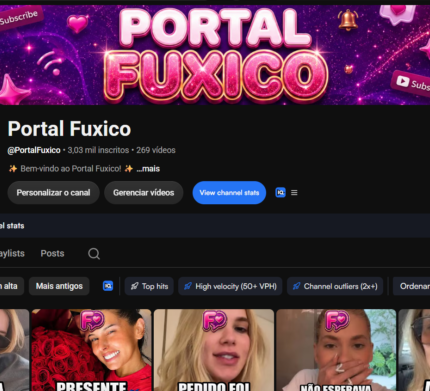 💡 CANAL DARK MONETIZADO 3000 INSCRITOS - Fofocas e Celebridades - SEM RESTRIÇÕES | +1.000.000 Milhões de Visualizações.