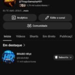 Vendo 2 canais, 1 com 1.800 inscritos e outro com 1290 inscritos, vendo os 2 no combo