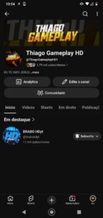 Vendo 2 canais, 1 com 1.800 inscritos e outro com 1290 inscritos, vendo os 2 no combo