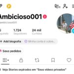 Conta TikTok 1.7K Seguidores | Nível Presenteador 15
