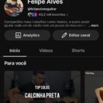 Canal YouTube 43.200 inscritos Monetizado