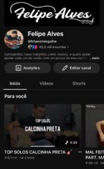 Canal YouTube 43.200 inscritos Monetizado