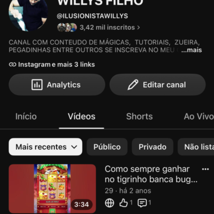 Canal ilusionista willys