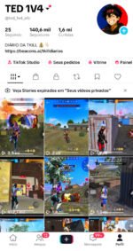 TIK TOK MONETIZADO 140 MIL SEGUIDORES BEM ENGAJADOS