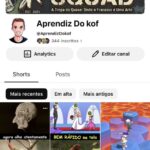 Canal Youtube de Aprendiz com 344 Inscritos - Sem strike !!