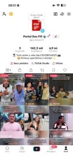 TIKTOK 140k shop liberado (alto engajamento)