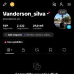 CONTA TTK COM 2.533 MIL SEGUIDORES