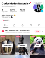 Conta Tiktok Shop 7k Ativa sem Doc