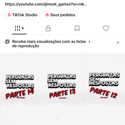 VENDE SE CONTA TIKTOK 36,7 mil seguidores