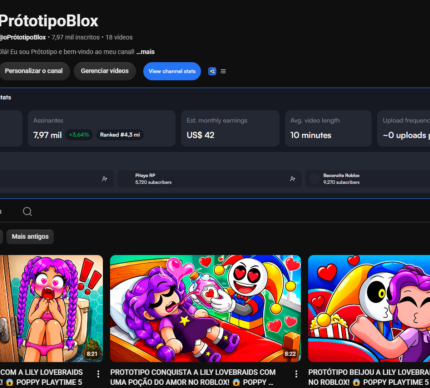 Canal de 7K de Inscritos de Roblox, CPM ALTO