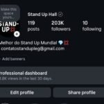 Perfil Instagram Stand Up 200k de seguidores