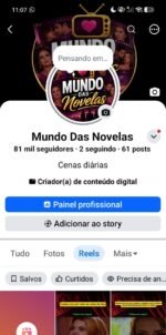 Página nicho novelas