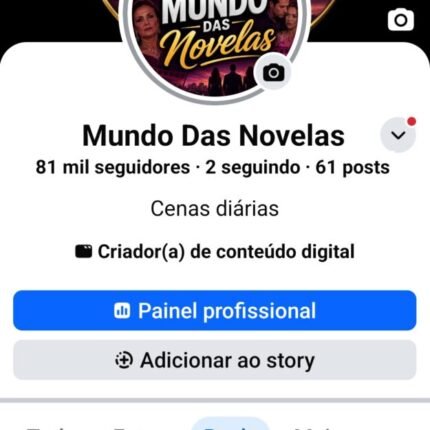 Página nicho novelas