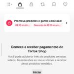 conta tiktok shop ativo