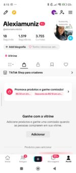 conta com tiktok shop ativo