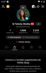✅ CONTA TIKTOKSHOP ATIVO 🛒 | 1.0 K SEGUIDORES | 2.2 K CURT❤️ |SEM DOCUMENTOS | NICHO BELEZA | 💰 ENGAJAMENTO 18K (28D)